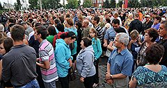 Акции протеста в Пугачеве продолжаются уже неделю, и напряжение не спадает