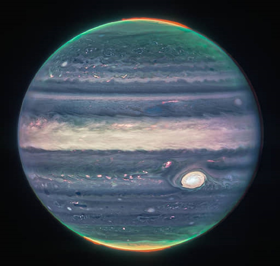 NASA опубликовало новые фото Юпитера с телескопа «Джеймс Уэбб»