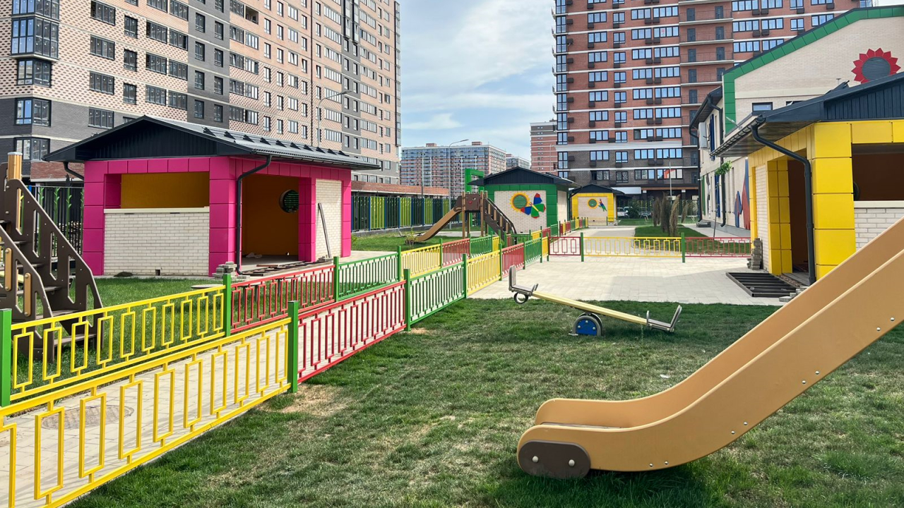 В районе Западного Обхода Краснодара достроили детский сад на 280 мест