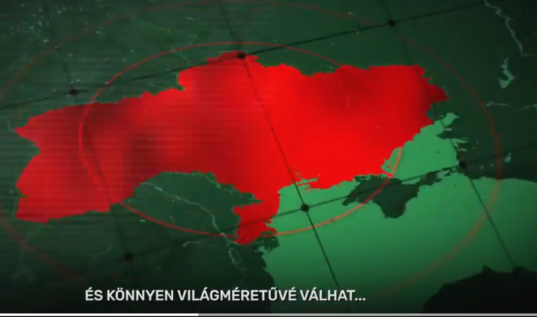 Власти Венгрии в видео с призывом к миру показали карту Украины без Крыма