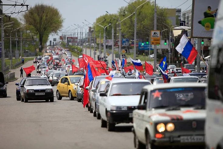 Традиционный автомарш Победы проедет по улицам Ставрополя 9 мая