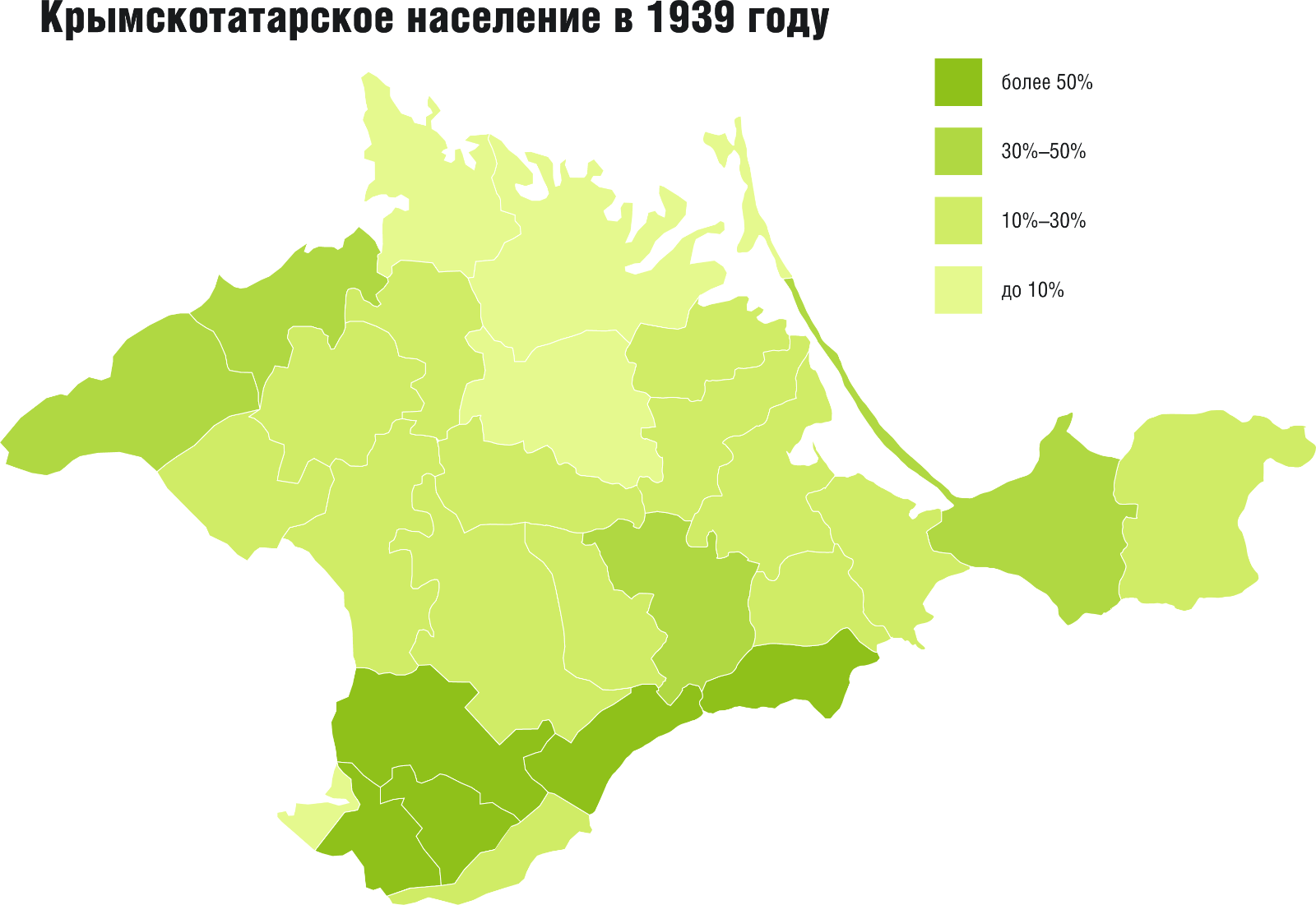 Карта национальностей крыма