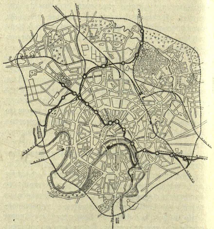 Карта москвы 1931