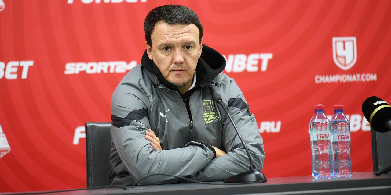Главного тренера ФК «Краснодар» удивили судейские решения в матче с ...