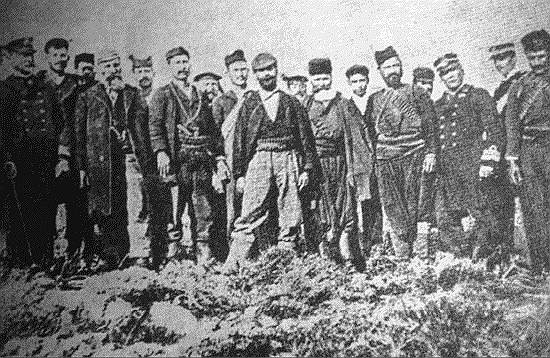 Элефтериос Венизелос среди повстанцев на Акротири