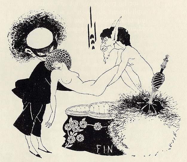 Обри Бердслей. Иллюстрация к &quot;Саломее&quot; Оскара Уайльда, 1894 год 
