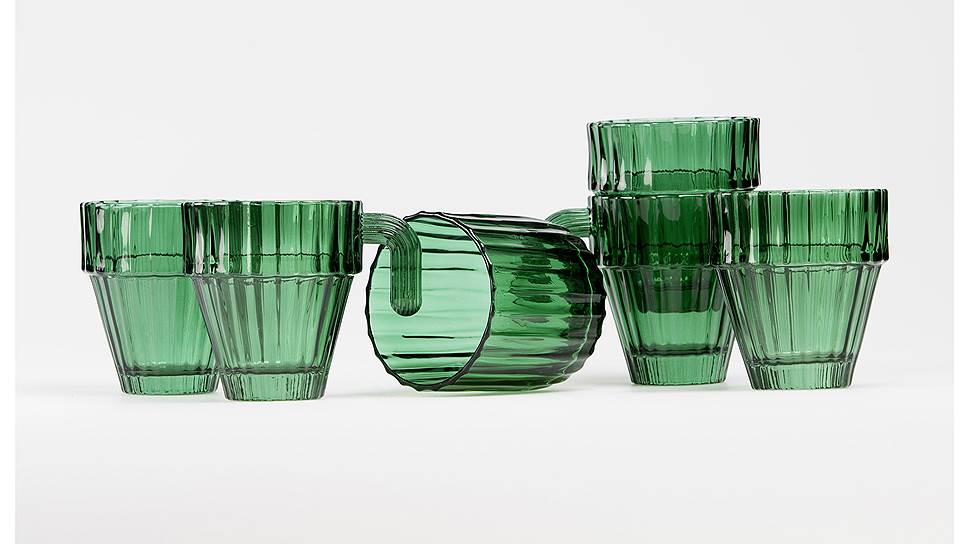 Набор из шести стеклянных стаканов Saguaro от Doiy, www.designboom.ru