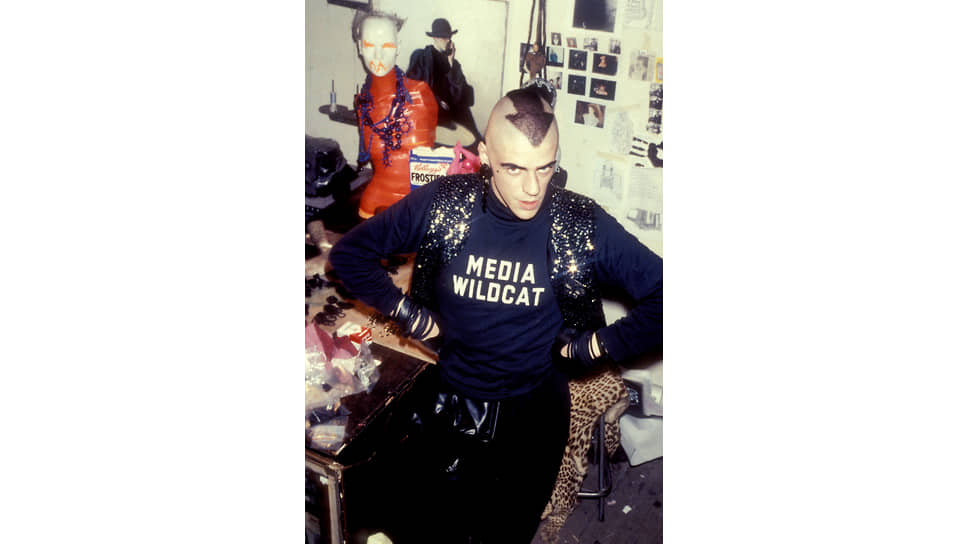 Джуди Блейм в своей студии на Кертен-роуд в Шордиче, Лондон, 1984 год