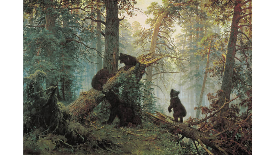 Иван Шишкин, «Утро в сосновом лесу», 1889 год, холст, масло. ГТГ