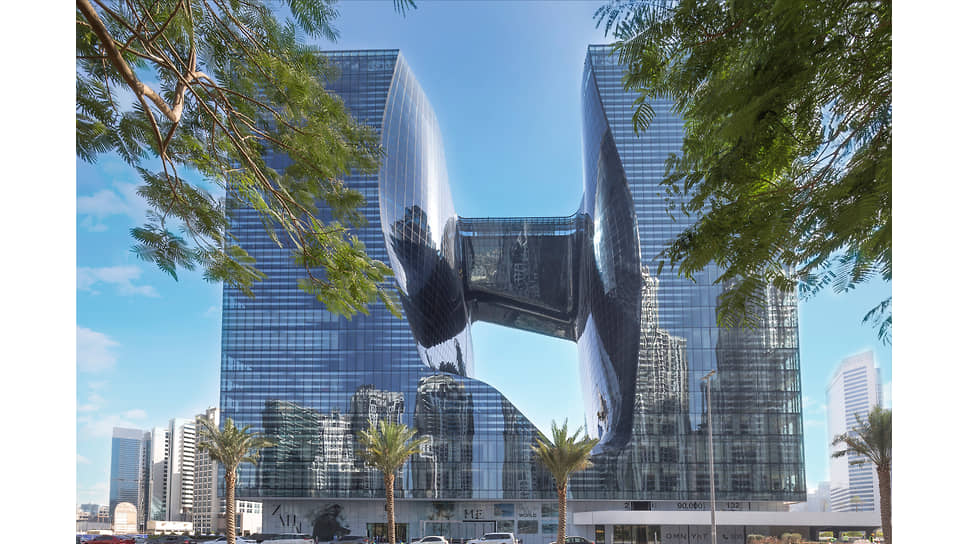 Отель ME Dubai by Melia, спроектированный архитектором Захой Хадид