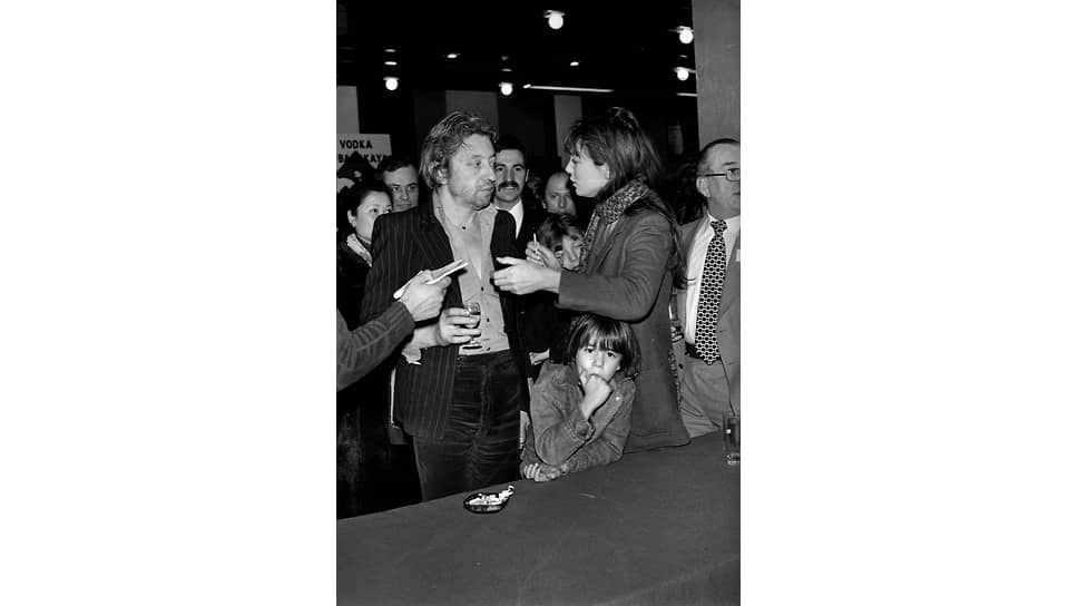 Серж Генсбур, Джейн Биркин и Шарлотта, Париж, 1978 год
