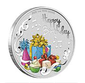 Набор подарочных монет Бесконечный рай серебро 5 шт по 15.55 гр - подарок на свадьбу