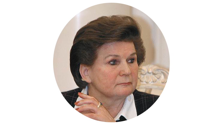 Валентина Терешкова (2008), за выдающиеся достижения в области гуманитарной деятельности