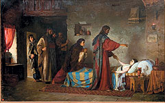 Василий Поленов,«Воскрешение дочери Иаира».1871 год