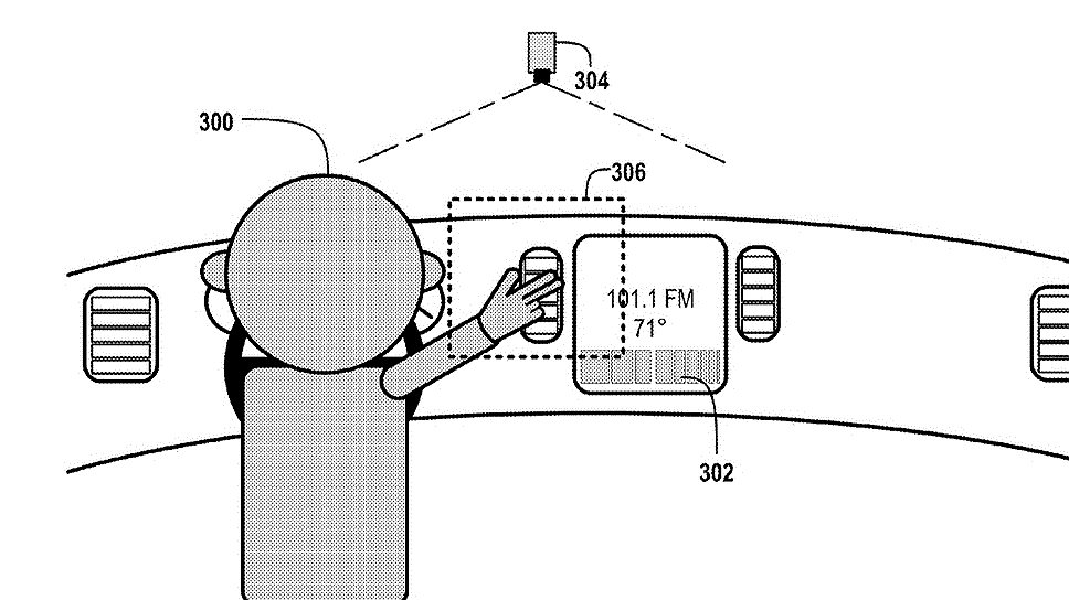 Компания Google запатентовала систему, позволяющую управлять машиной с помощью жестов. Предполагается, что движением руки можно будет давать команды стеклоподъемникам, аудиосистеме и управлять другими второстепенными функциями автомобиля. 