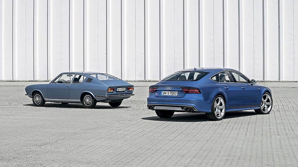 Прямым предком Audi A7 считается Audi 100 Coupe S. Она была представлена на IAA во Франкфурте в 1969 году.