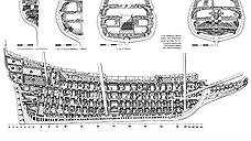 Изначальные габариты, выбранные для Vasa, не соответствовали поставленным военным задачам. Решить эту дилемму строителям было не по плечу — никто не смел перечить монарху. В итоге корабль был построен с высокой надстройкой, с двумя дополнительными палубами для пушек. Трюм корабля был заполнен большими камнями, служившими балластом. Но Vasa был слишком тяжелым в верхней части, и 120 тонн имевшегося балласта оказалось недостаточно.