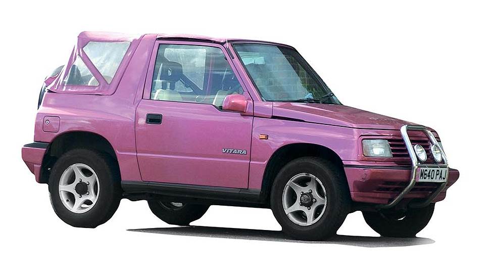 В 1993 году сделали 250 автомобилей лимитированной серии Vitara Rossini с кузовом розового цвета. Их раскупили очень быстро, несмотря на сразу появившееся прозвище &quot;джип для Барби&quot;. Некоторые экземпляры бегают до сих пор. 