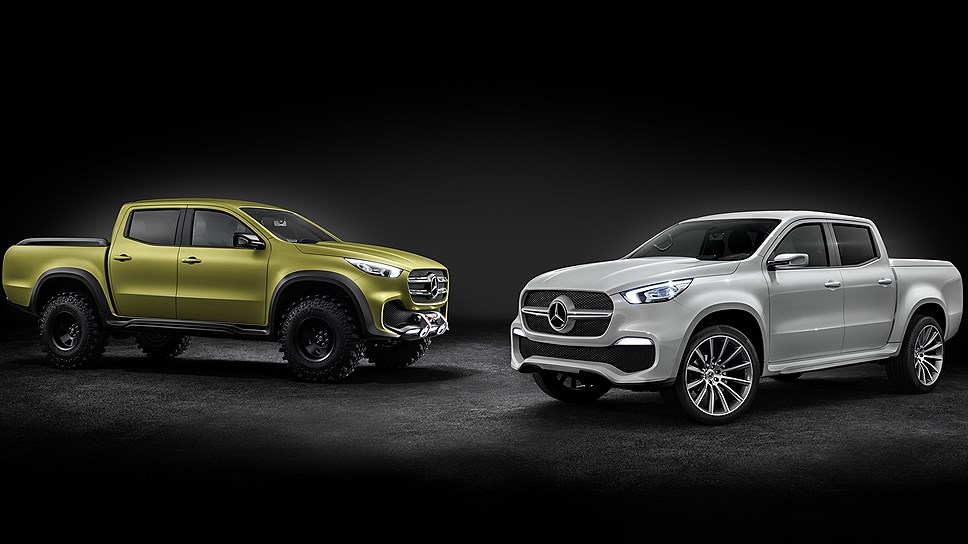 Mercedes-Benz показал новый пикап X-Class