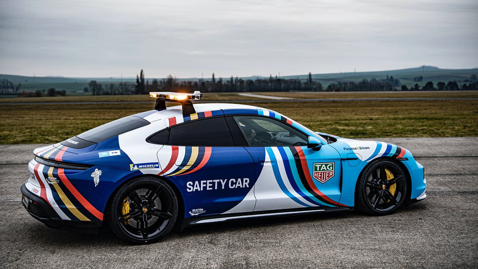Porsche Taycan Turbo S ABB Formula E World Championship Safety Car