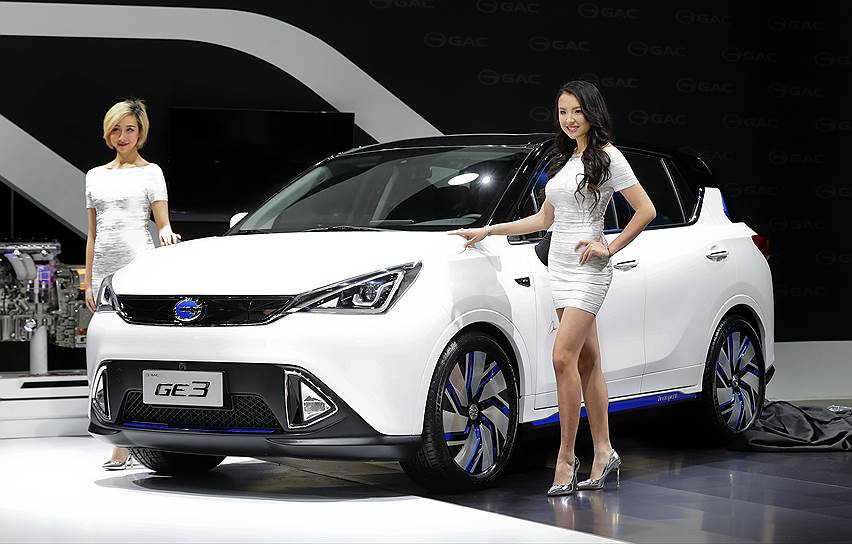Китайский электромобиль GAC Motors GE3 
