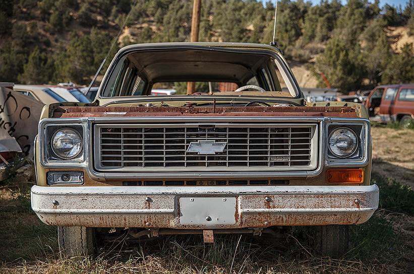 Старый Chevrolet, штат Юта
