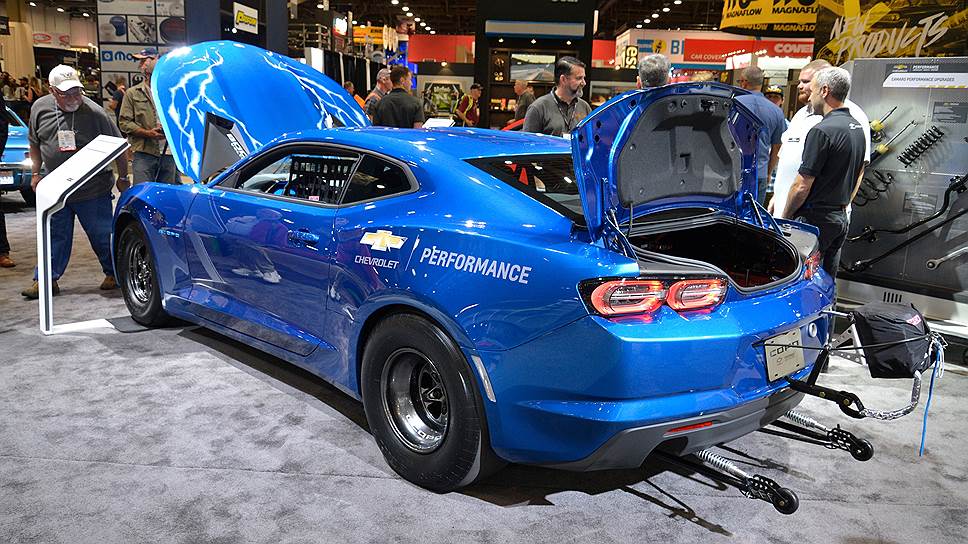 Электрический Chevrolet eCOPO Camaro Concept — будущее дрэг-рейсинга
