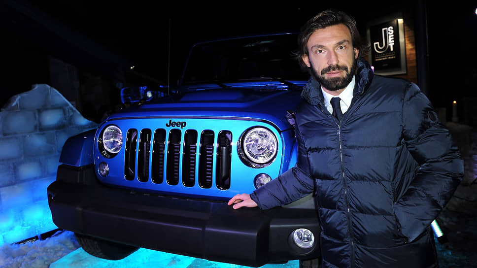 2013 год. Jeep Wrangler и легенда итальянского футбола – Андреа Пирло.