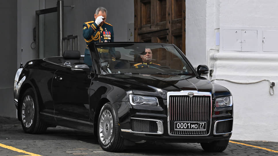 Май, 2022. Министр обороны РФ Сергей Шойгу во время военного парада 9 мая