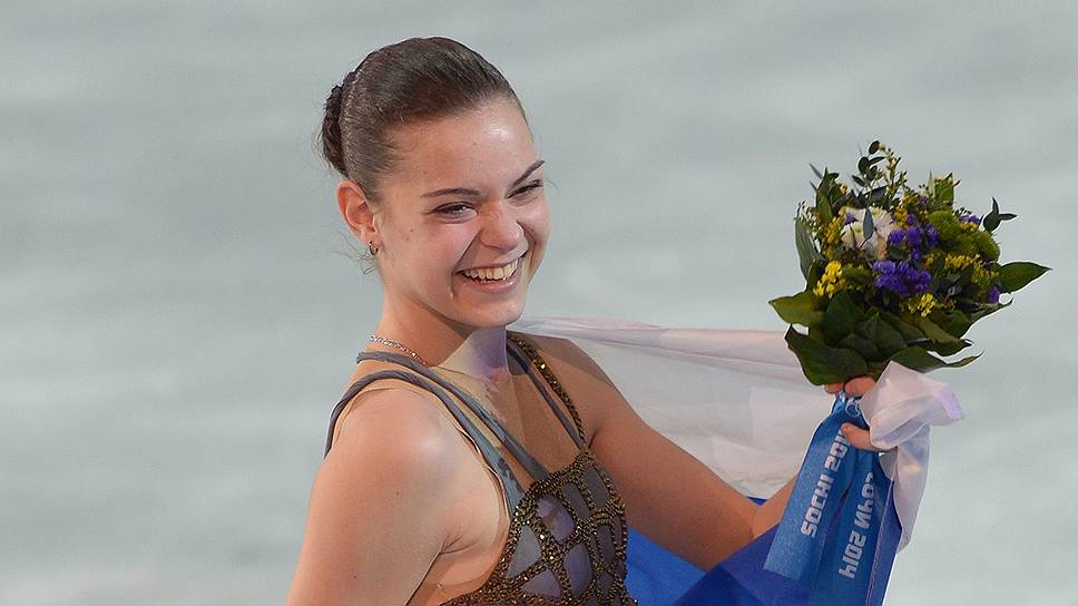 Фигуристка Аделина Сотникова, олимпийская чемпионка в одиночном катании среди женщин