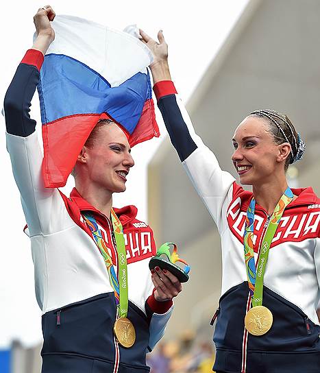Светлана Ромашина (слева) и Наталья Ищенко (справа) выиграли еще одну Олимпиаду так, как будто одна из них никуда и не уходила