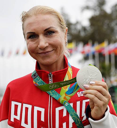 Ольга Забелинская, серебряный призер Олимпиады в Рио в шоссейной велогонке
