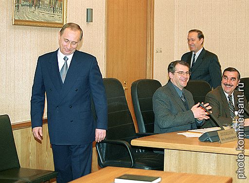 С сотрудниками Центризбиркома. 2000 год