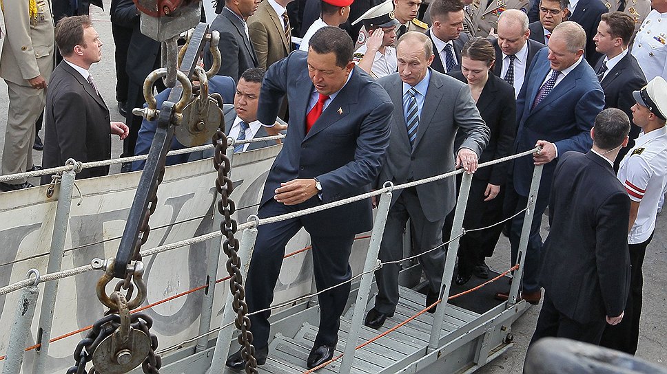 С Уго Чавесом. 2010 год