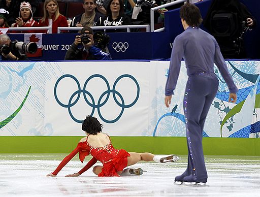 На соревнованиях в зимних видах спорта падения неизбежны. Олимпийские игры в Ванкувере не исключение