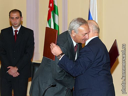 Президент Абхазии Сергей Багапш. 2009 год