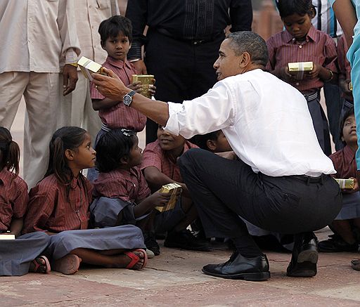 07.11.2010 Президент США Барак Обама прибыл в Индию с трехдневным визитом. В ходе турне главы Индии и США договорились об углублении сотрудничества и достигли соглашения по масштабным двусторонним проектам