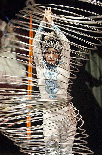 29.09.2011 В цирке Будапешта проходит генеральная репетиция шоу китайских цирковых артистов. Большая часть номеров китайского цирка состоит из акробатических трюков, которые поражают своей сложностью