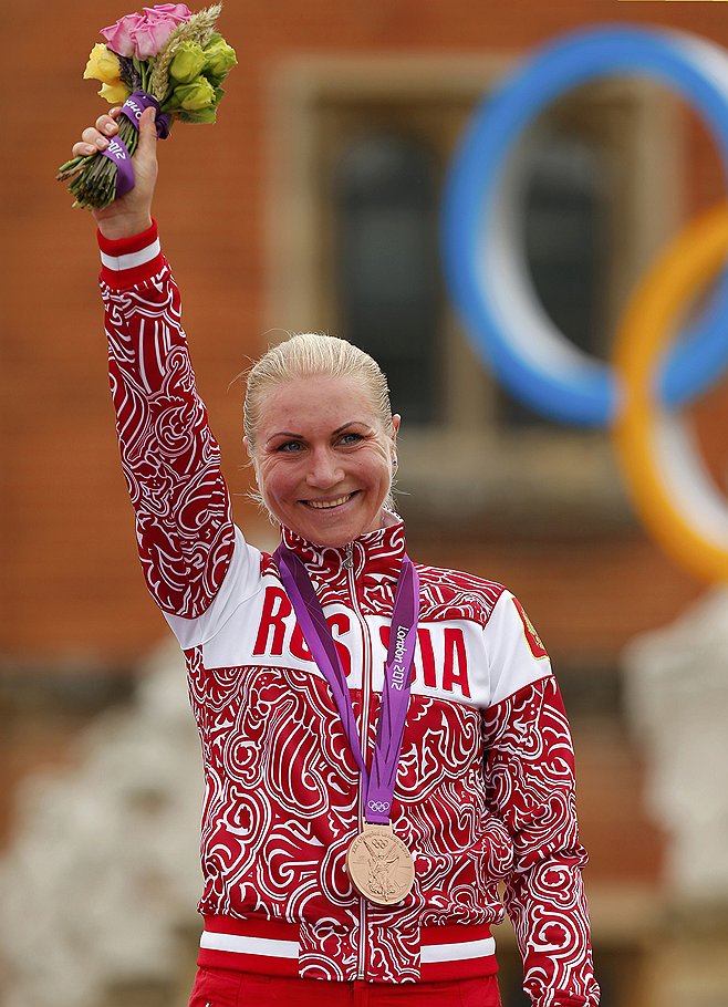 Ольга Забелинская, велоспорт, групповая гонка, бронзовая медаль