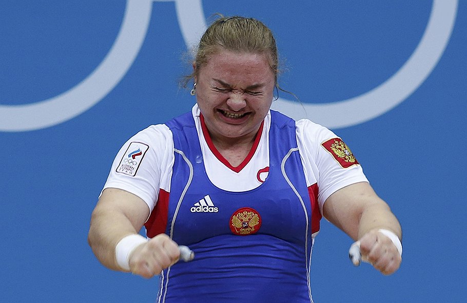 Татьяна Каширина, тяжелая атлетика, свыше 75 кг, серебряная медаль