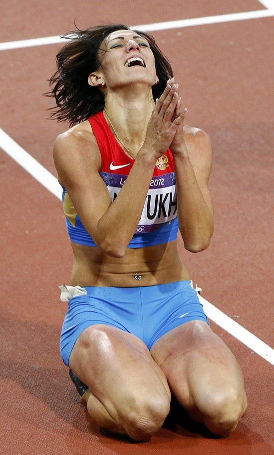 Наталья Антюх, бег, 400 метров с барьерами, золотая медаль