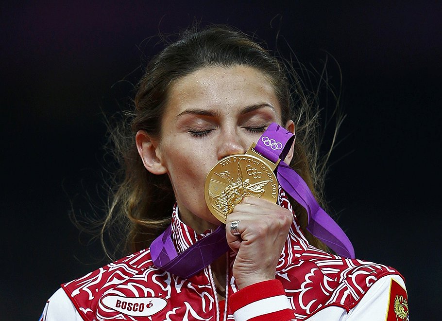 Анна Чичерова, прыжки в высоту, золотая медаль