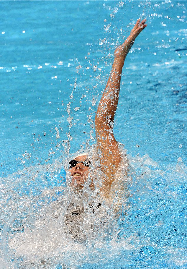 Анастасия Зуева, плавание, 200 метров, на спине, серебряная медаль