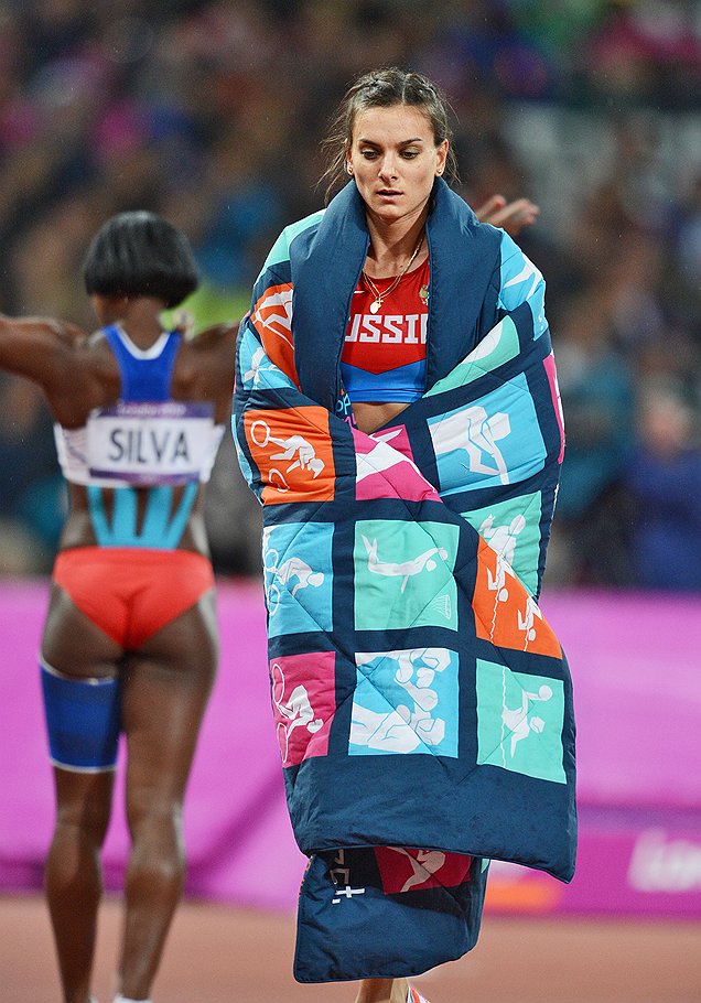 Елена Исинбаева, прыжки с шестом, бронзовая медаль
