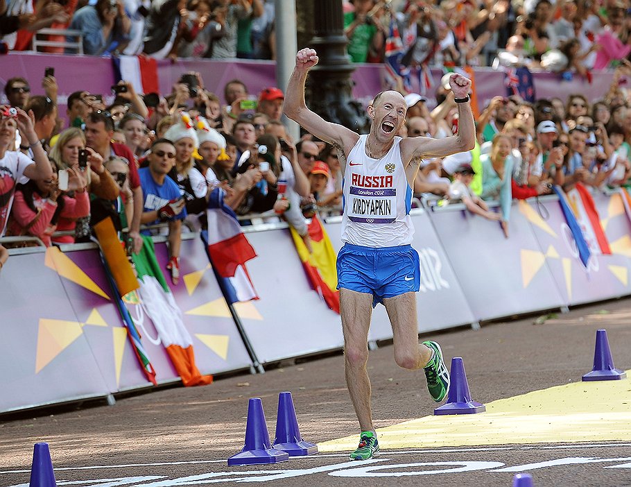 Сергей Кирдяпкин, ходьба на 50 км, золотая медаль