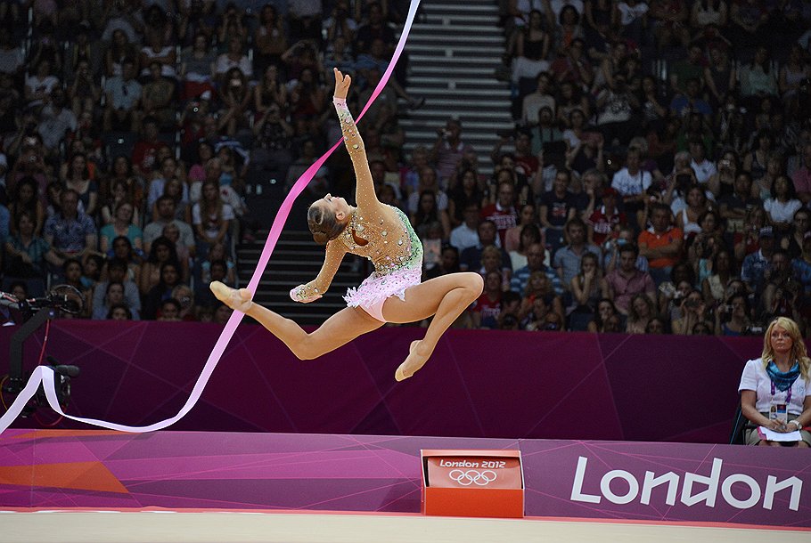 Евгения Канаева, художественная гимнастика, индивидуальное многоборье, золотая медаль 