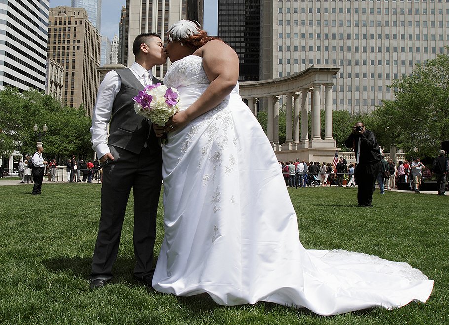 Свадебная церемония в Чикаго