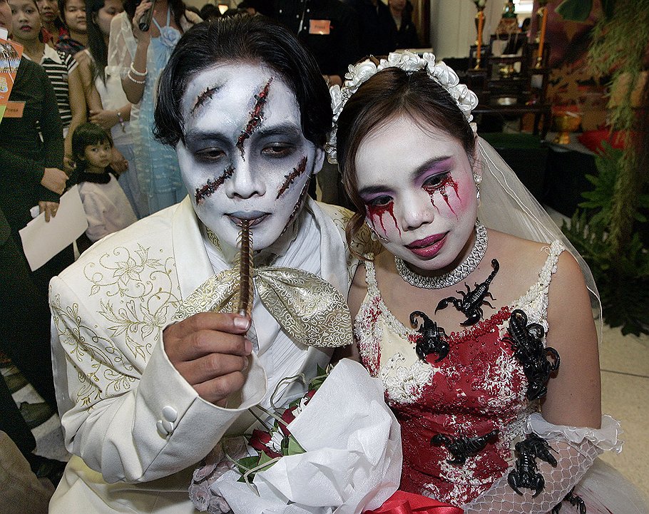 Зомби-свадьба в Паттайе (Таиланд)