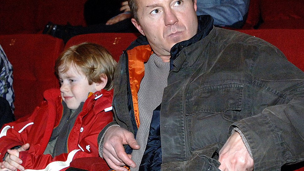 Андрей Панин с сыном Александром перед премьерой фильма &quot;Любовь-морковь-2&quot;