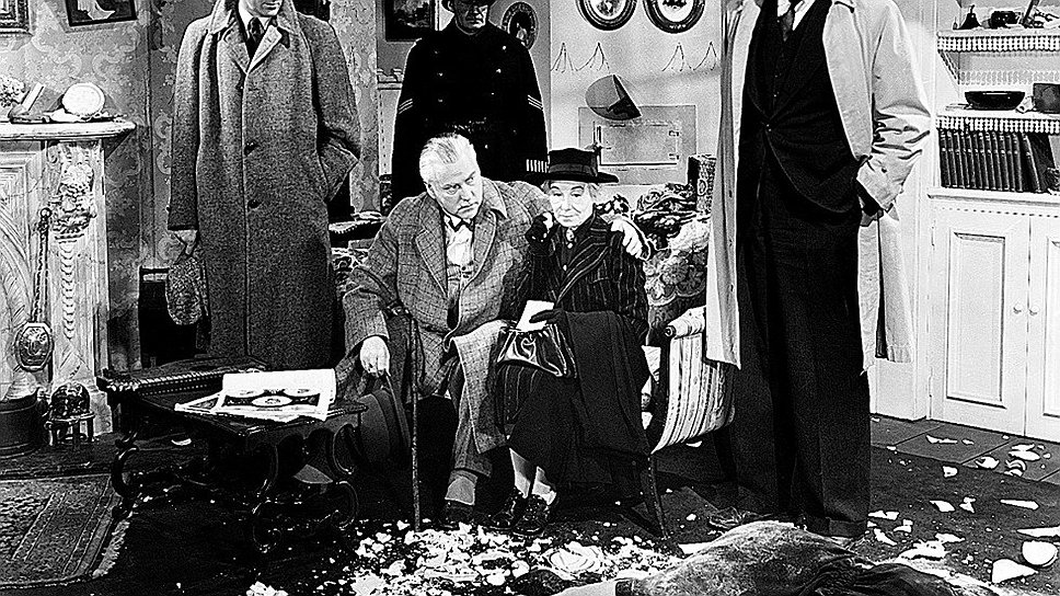 В роли Шерлока Холмса Бэзил Рэтбоун. Кадр из фильма &quot;Шерлок Холмс: жемчужина смерти&quot;, режиссер Рой Уильям Нейл. США, 1944 год